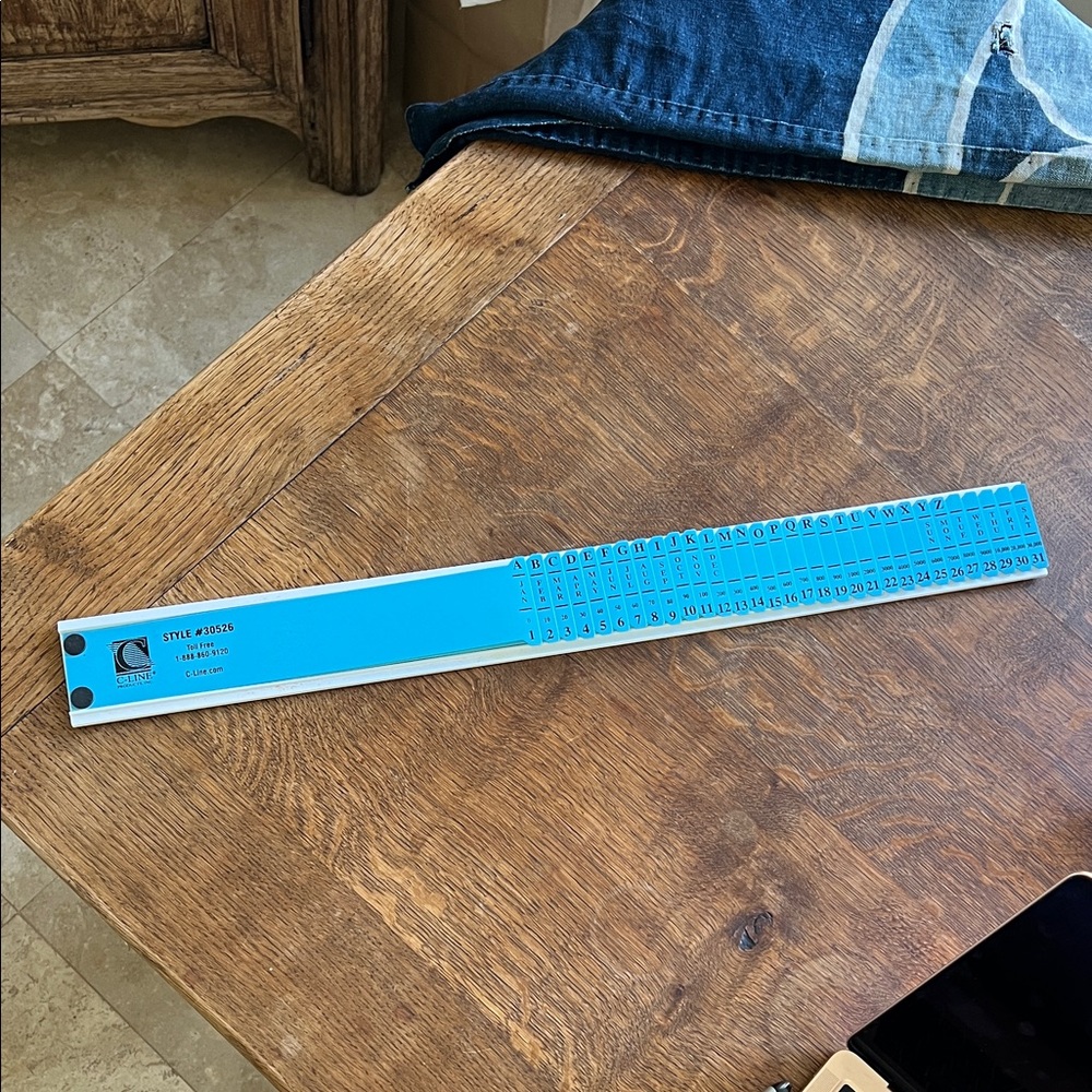 All purpose ruler & sorter